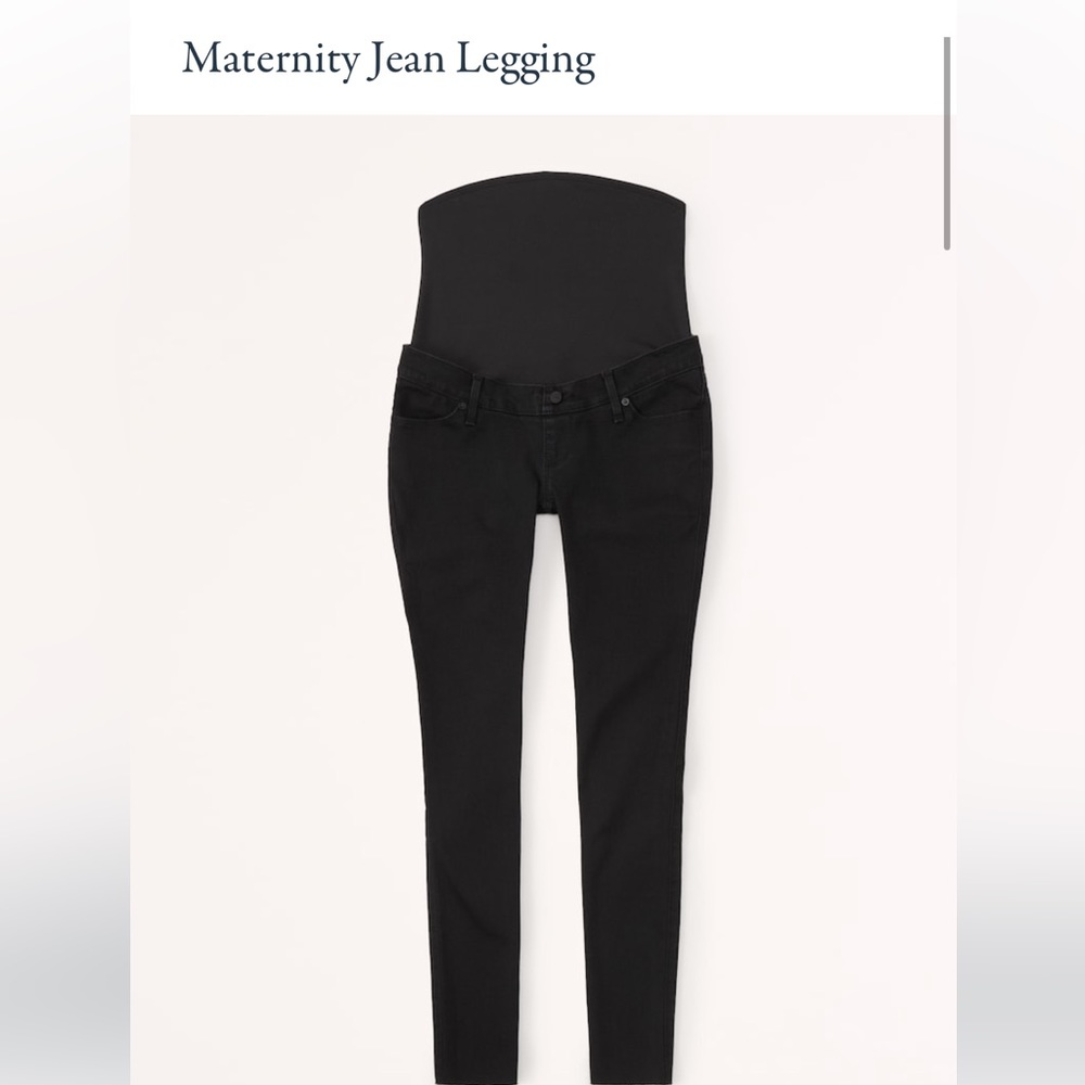 Maternity Jean Legging Black